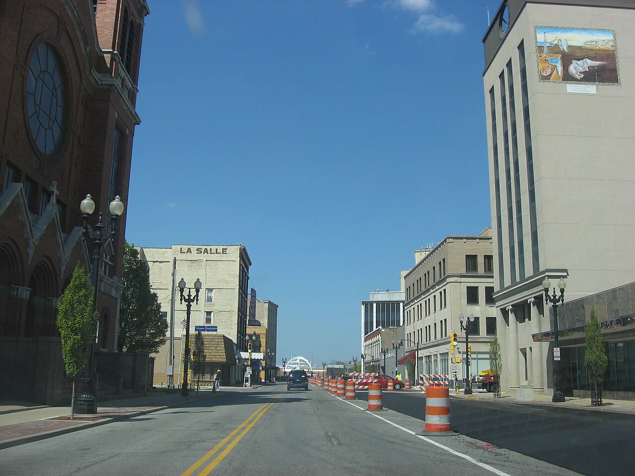 Hohman Avenue in downtown Hammond. Illustrative; not the scene.
