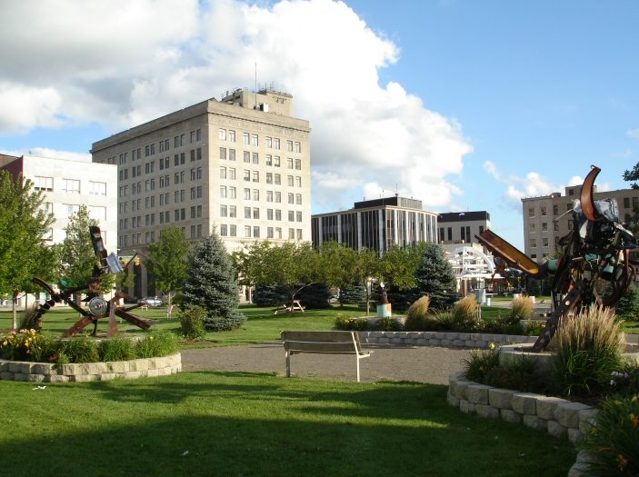Downtown Hammond in 2005. Illustrative; not the scene.