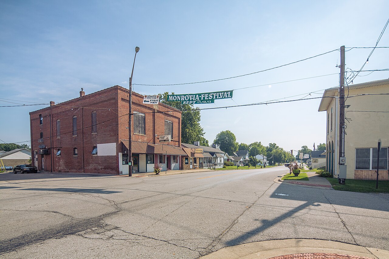 File photo: Monrovia, Indiana, in 2016. Google's data center is planned nearby in Morgan County.