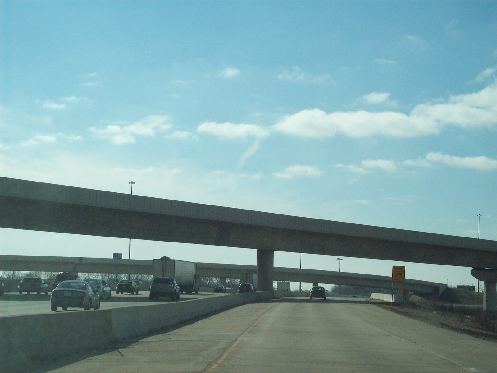 Borman Expressway at the Cline Avenue interchange. Illustrative; not connected to the case.