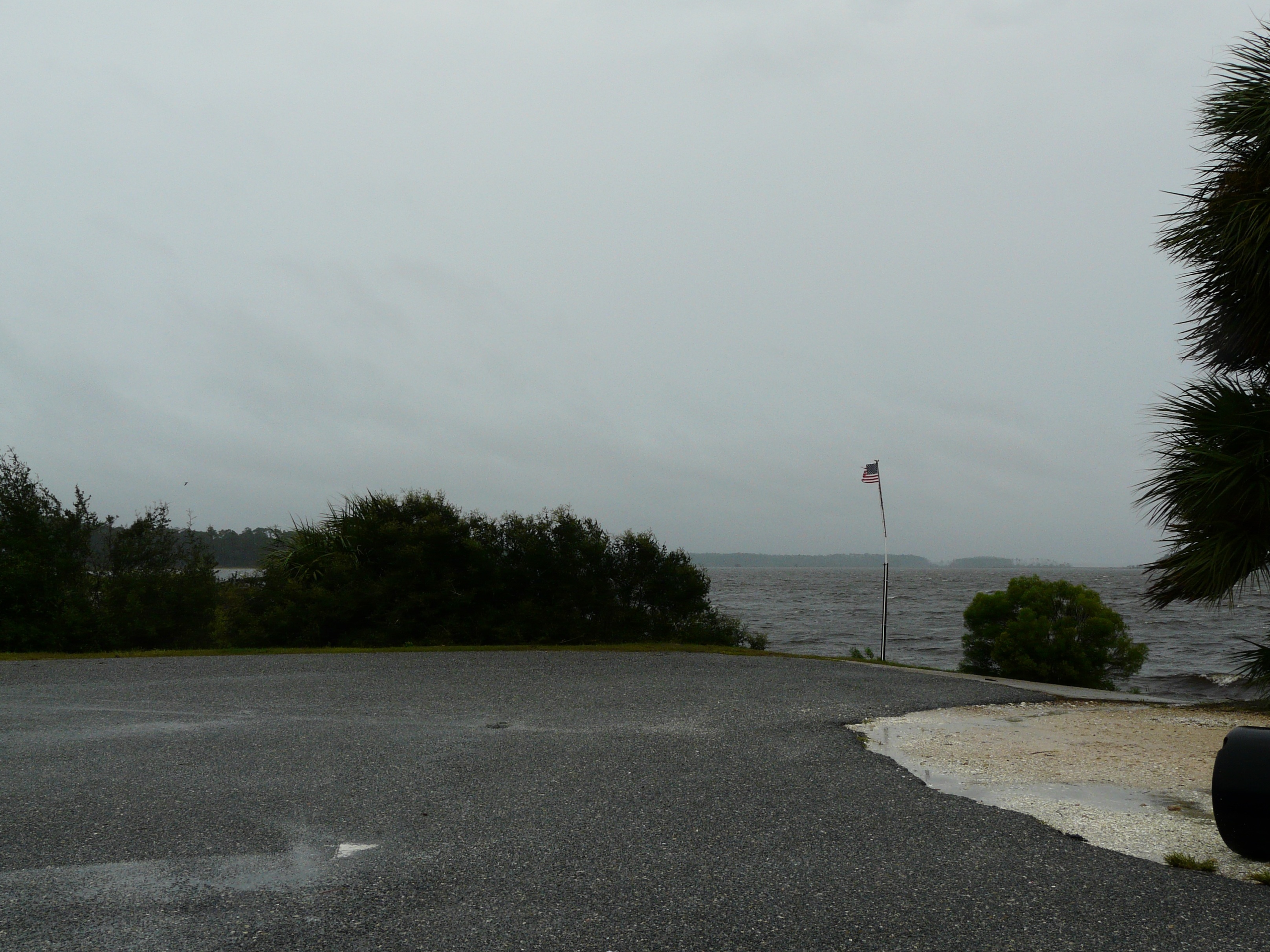 Levy Bay Landing in Wakulla County, Florida, during the passage of Hurricane Isaias on Oct. 9, 2026.