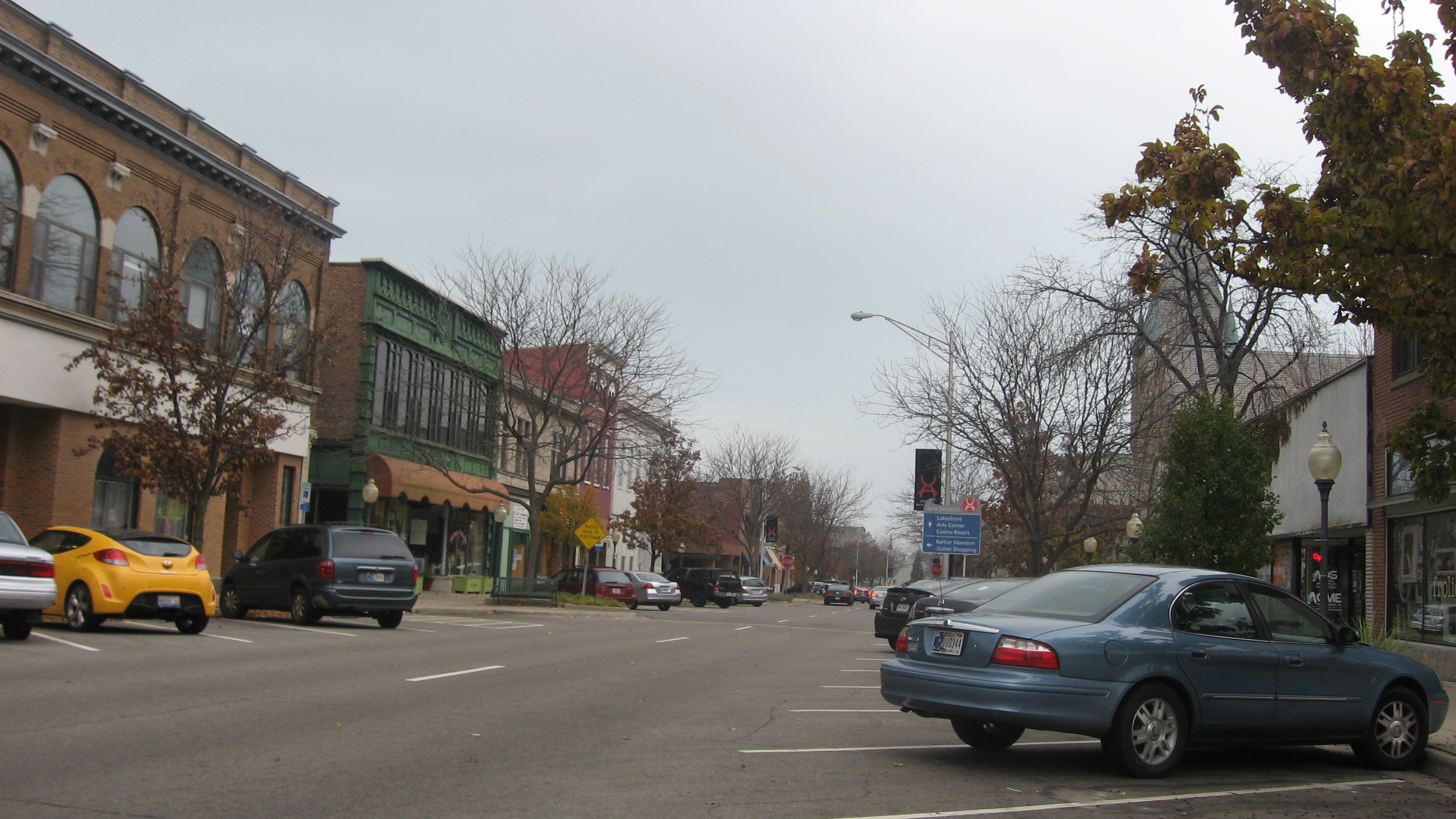File photo: Franklin Street in downtown Michigan City, Indiana, in 2013.