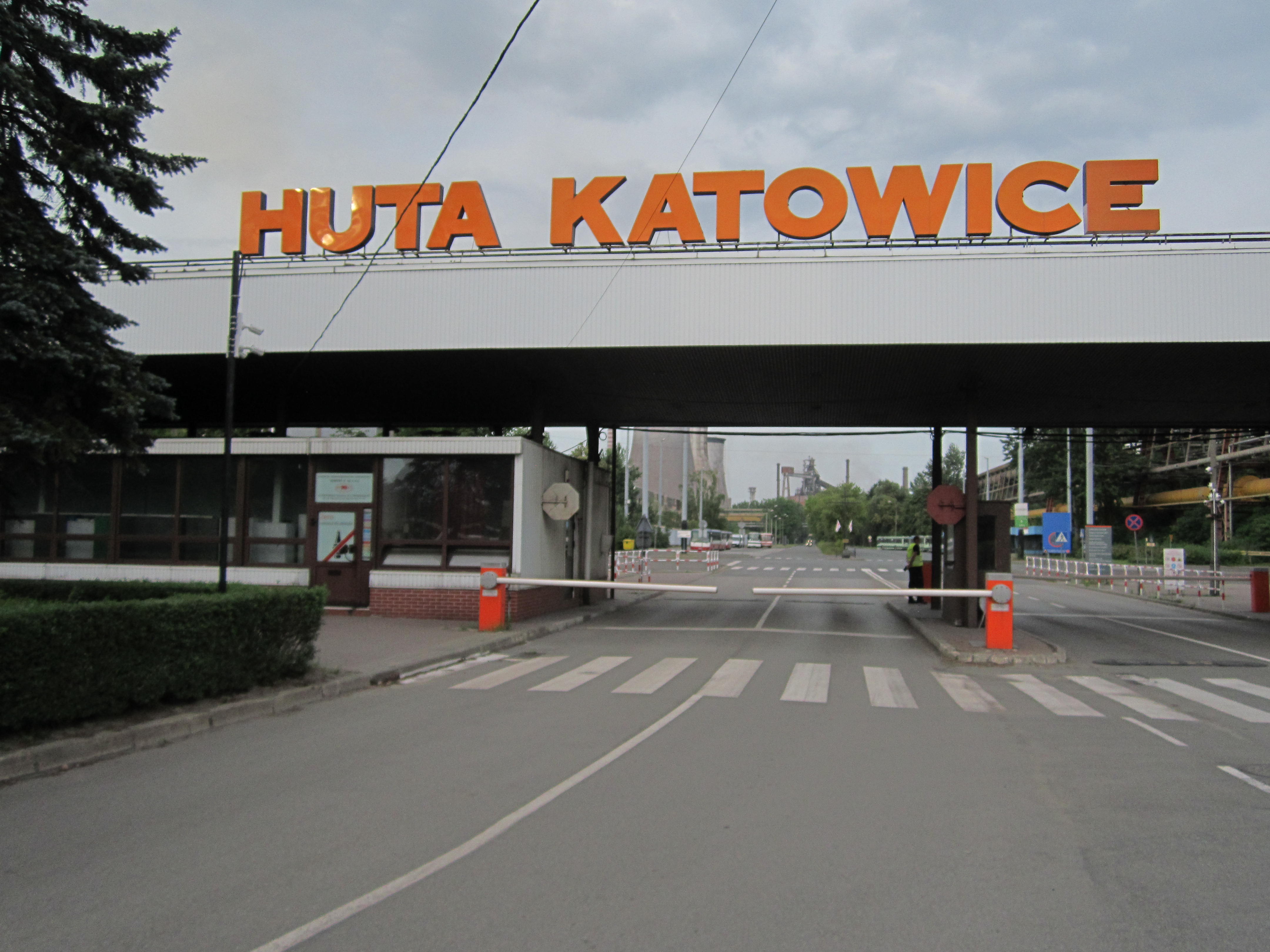 File photo: The entrance to the Huta Katowice steelworks in southern Poland in 2018. The plant is unrelated to Mesabi.