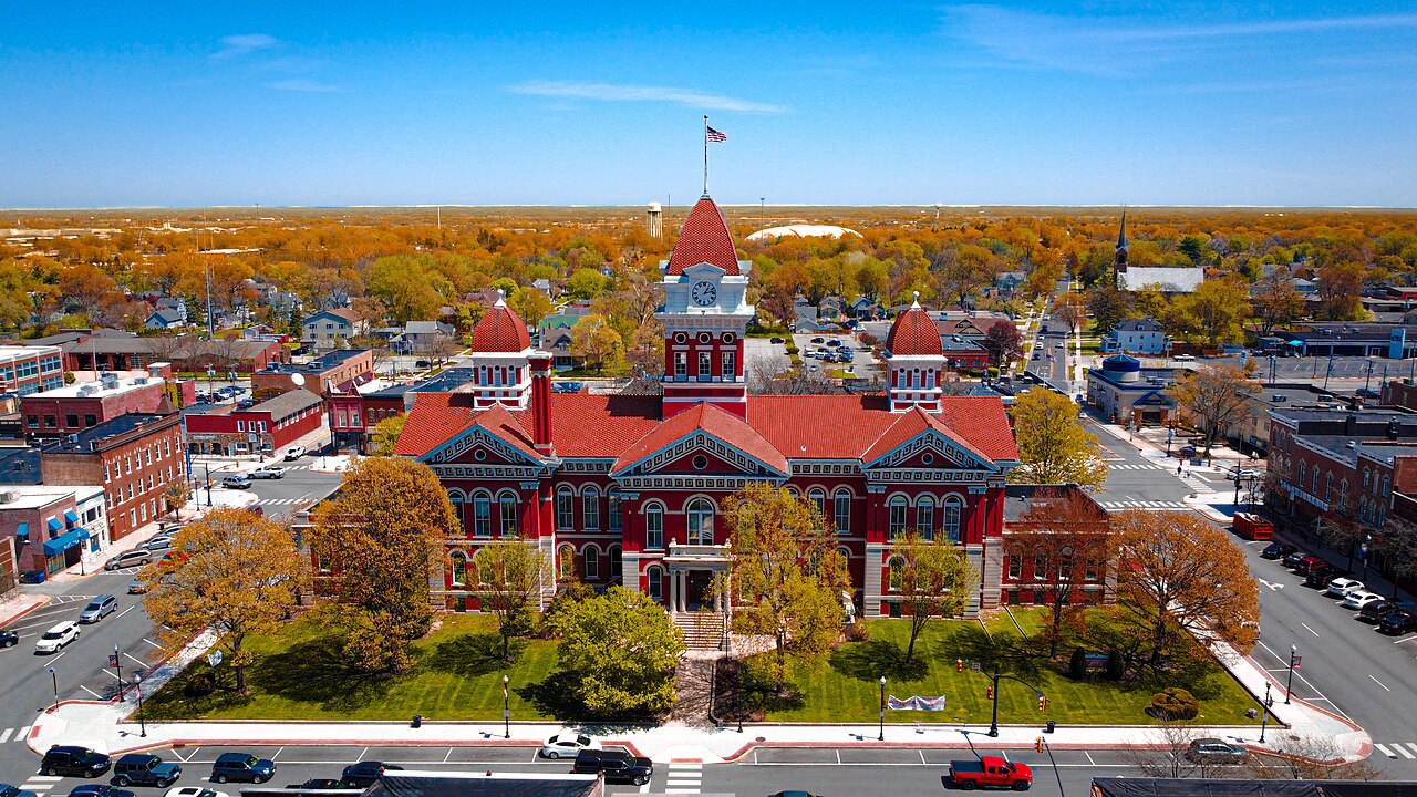 Lake County Courthouse in Crown Point.