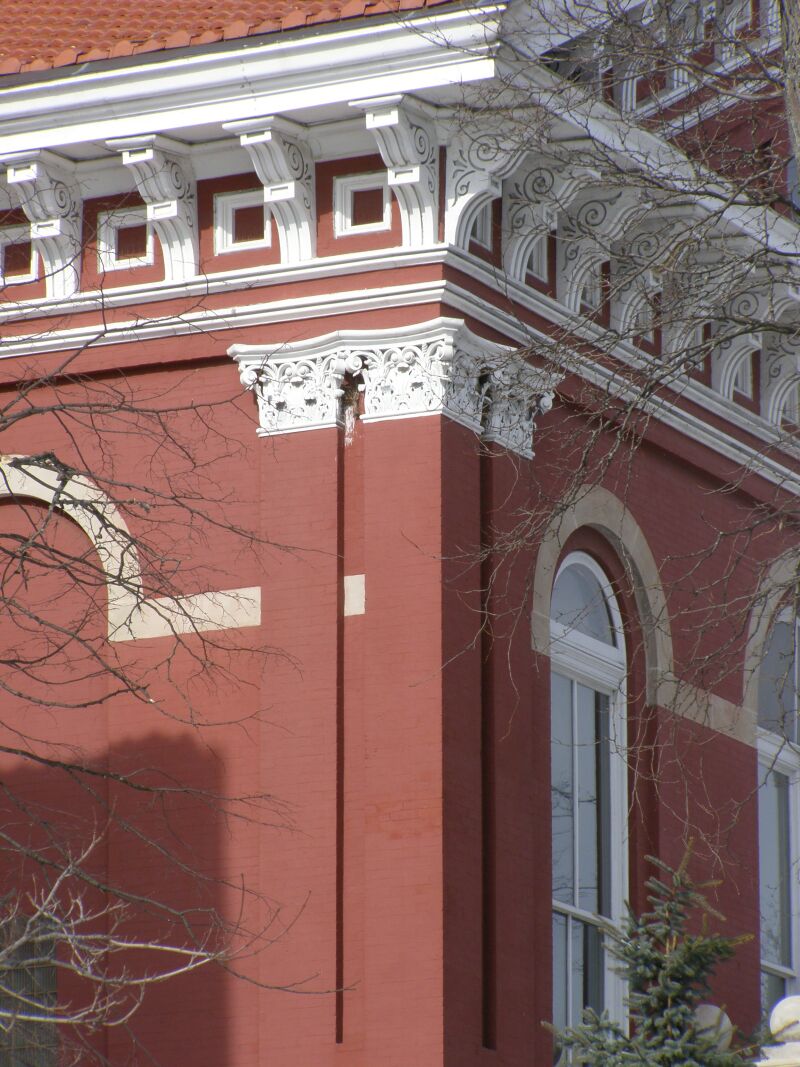 The Old Lake County Courthouse on the Crown Point square.